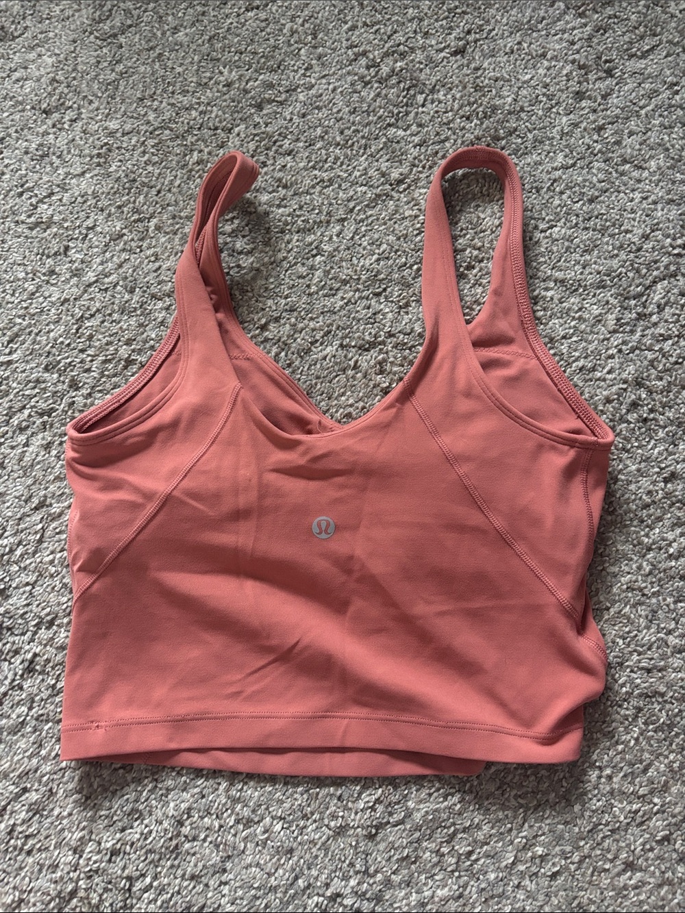 lululemon athletica V-Neck Bralette Tank — Dusty Coral - Picture 2 of 2